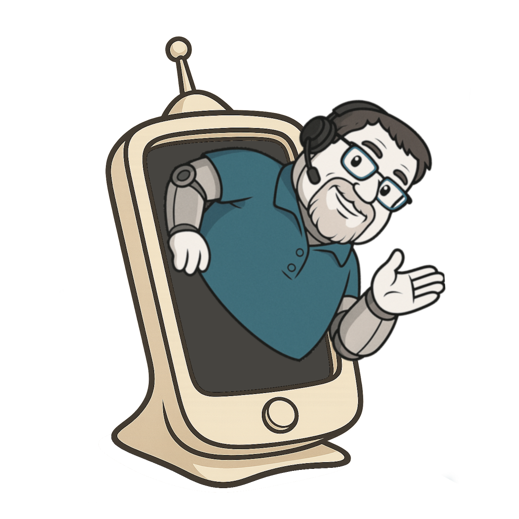 AskJamie™ mid-century avatar illustration