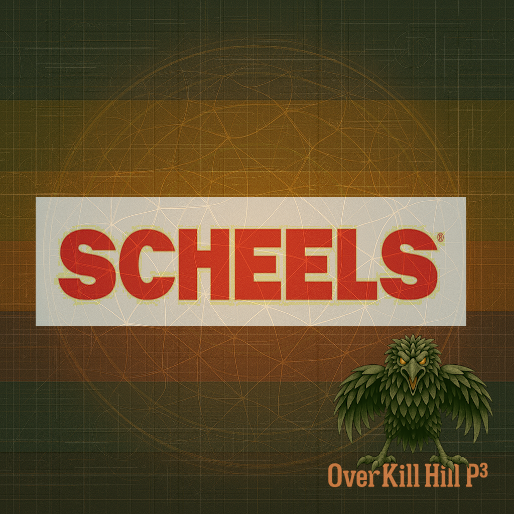 OverKill Hill P³ GPT‑BRG11: Scheels: Brandguard protection artwork