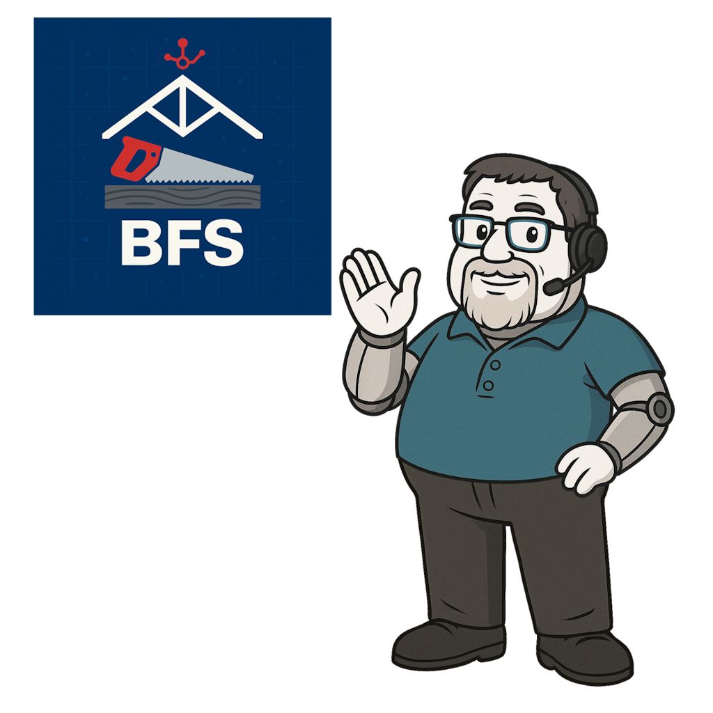 AskJamie™ avatar with GPT‑BFS01: BFS Framing Intelligent Futures branding
